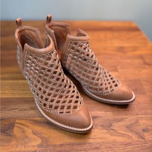 Jeffrey Campbell Tan Ankle Boots